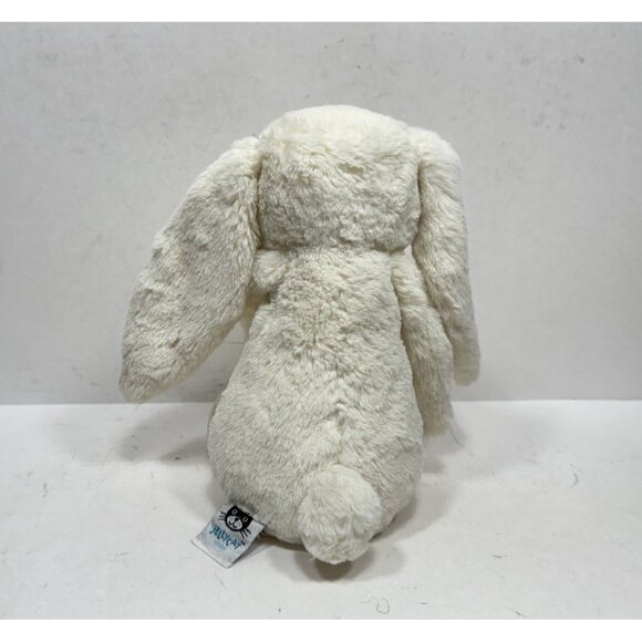 Rare Jellycat Medium Cream Bashful Bunny Plush London Toy - Picture 3 of 6